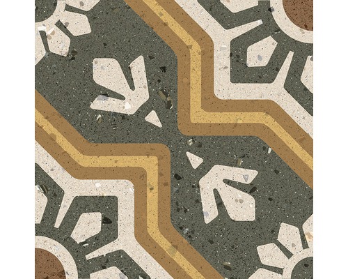 Decoratieve tegel met geometrisch patroon